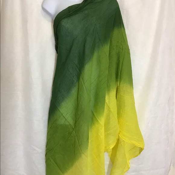 Cotton voile tye dye scarf - Picture 1 of 5